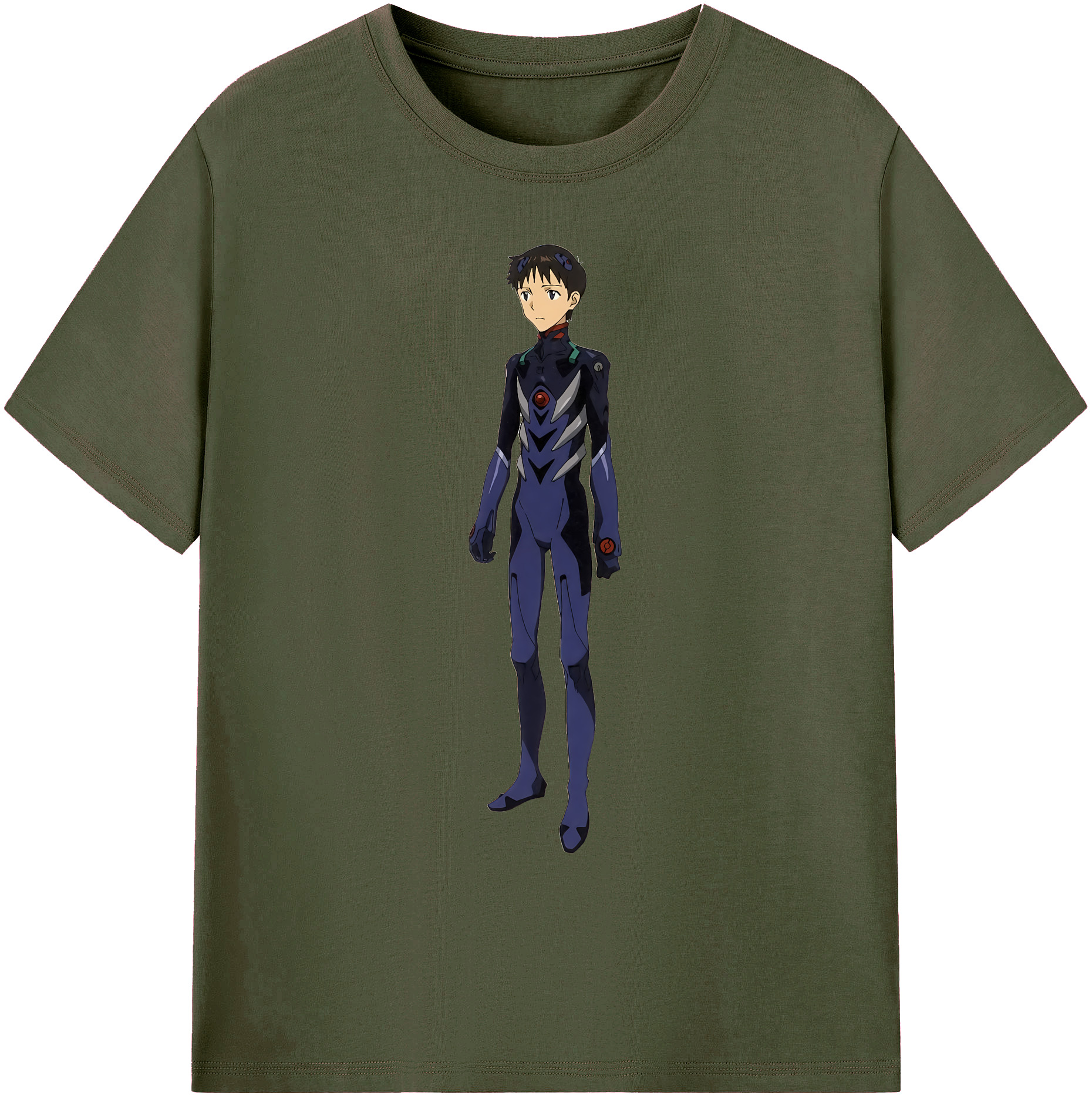 （画像用） EVA 新世紀エヴァンゲリオン 綿100％ メンズ半袖Tシャツ｜肌触りやわらか＆通気性